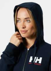 HELLY HANSEN W HH LOGO FULL ZIP 2.0 KAPİŞONLU SWEATSHIRT