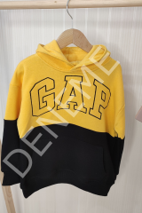 Orjinal Marka Sarı Siyah Gap Sweatshirt