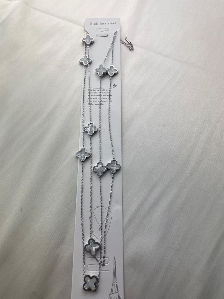 Çelik Silver Kolye 60 cm (2'li)