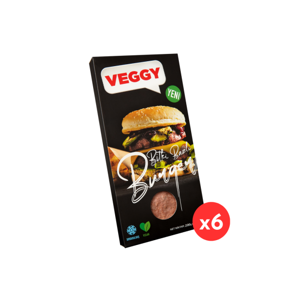 6 adet Bitki Bazlı Burger 200g x 6