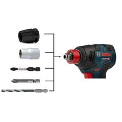 Bosch Professional GDX 180-Lİ 2.0AH Akülü Darbeli Somun Sıkma Makinesi