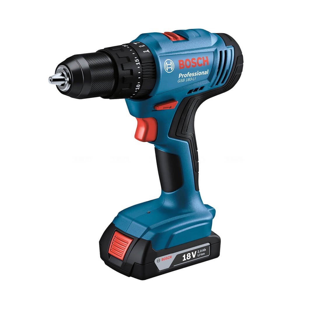 Bosch Professional GSB 183-LI 2.0 AH Akülü Darbeli Vidalama Makinesi