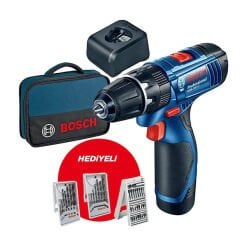 Bosch Professionel GSB 120-Lİ 2.0 Ah Çanta + 39 parça matkap ve Vidalama Seti