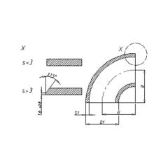 Alüminyum 90° Dirsek R1,5D EN AW 6060 150x5 mm