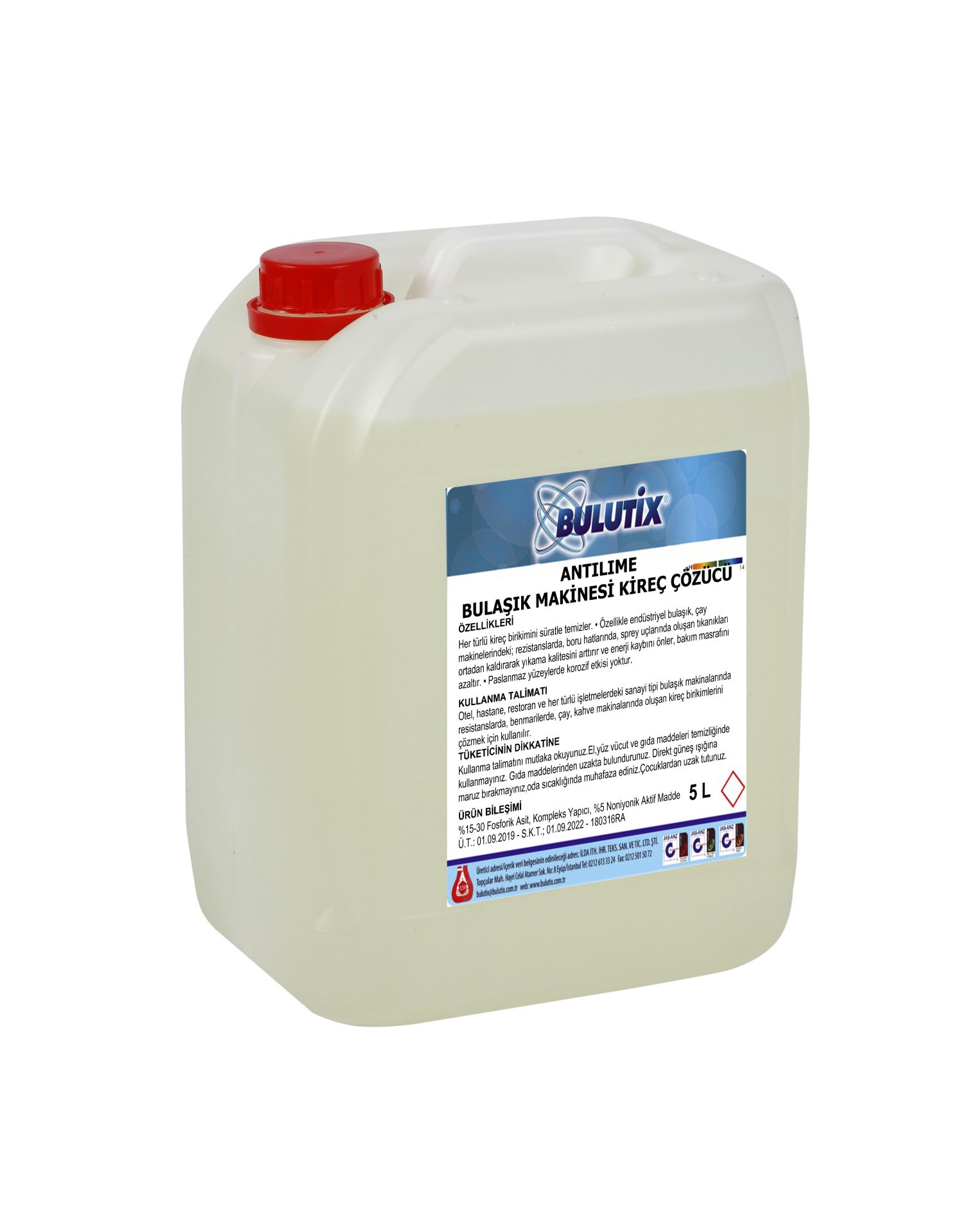 Bulaşık Makina Kireç Önleyici Giderici Antilime 5LT