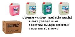 DEPREM TEMİZLİK HİJYEN KOLİSİ KONTEYNER TEMİZLİK KOLİSİ