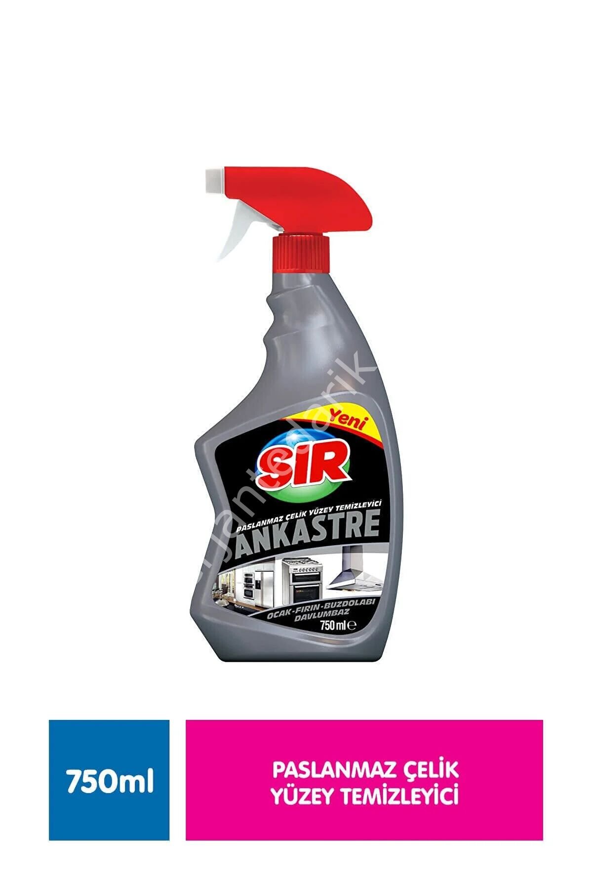 Sır Ankastre Çelik Yüzey Temizleyici Sprey 12X750ml 8693023011782