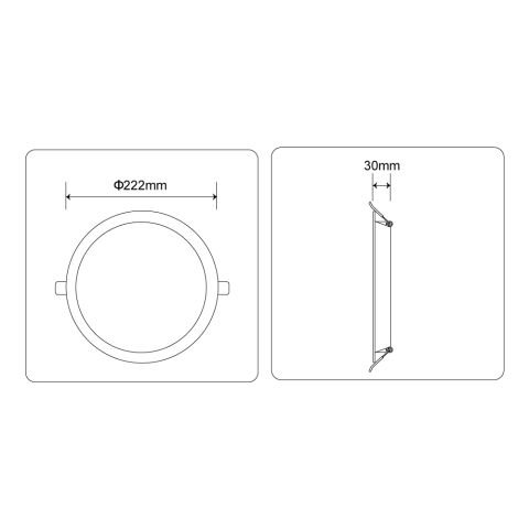 18W Backlight Led Panel - 6500K DD515 B