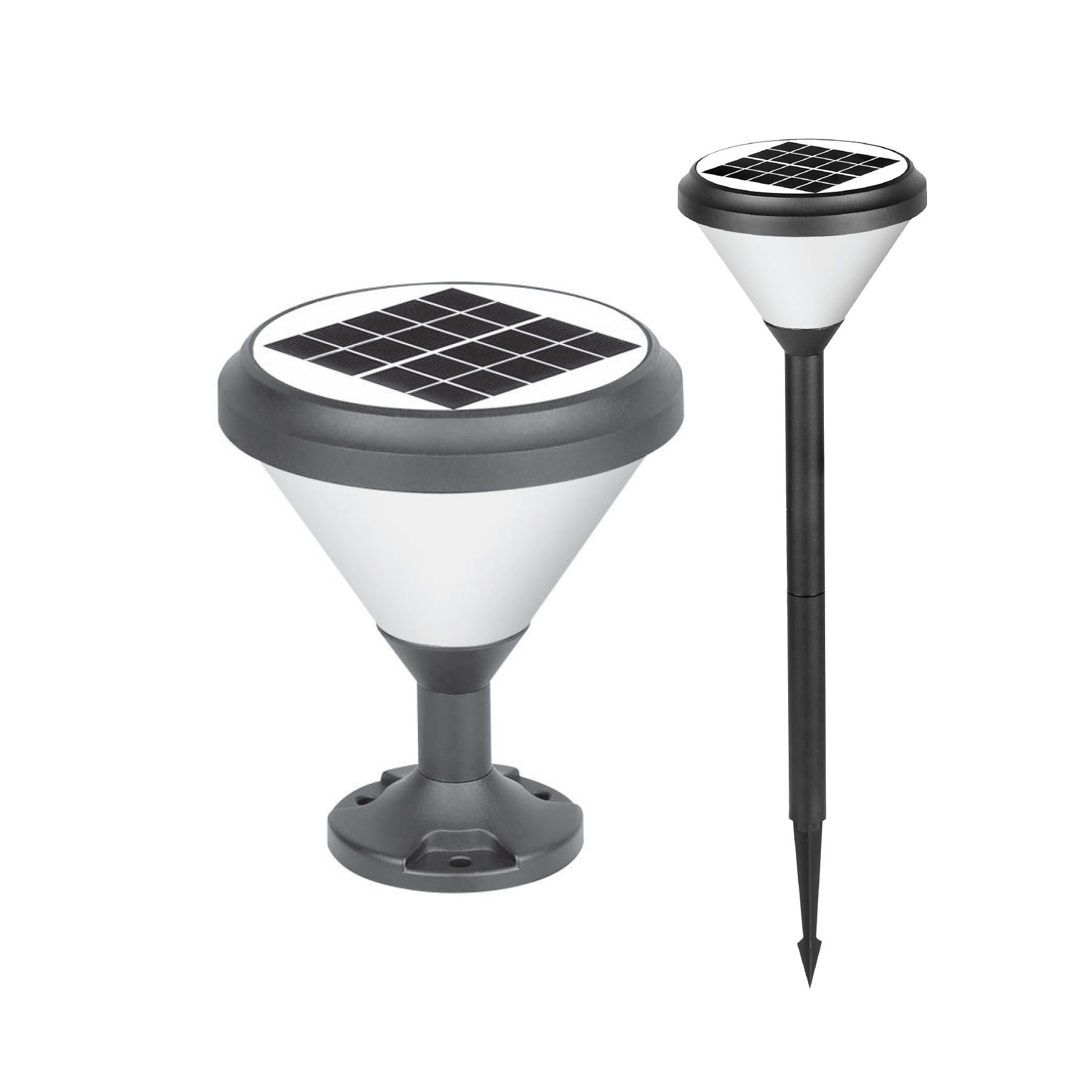 Solar PC Led Bahçe Armatürü