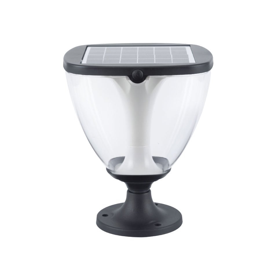 Solar PC Led Bahçe Armatürü - 3000K - 4000K - 6500K