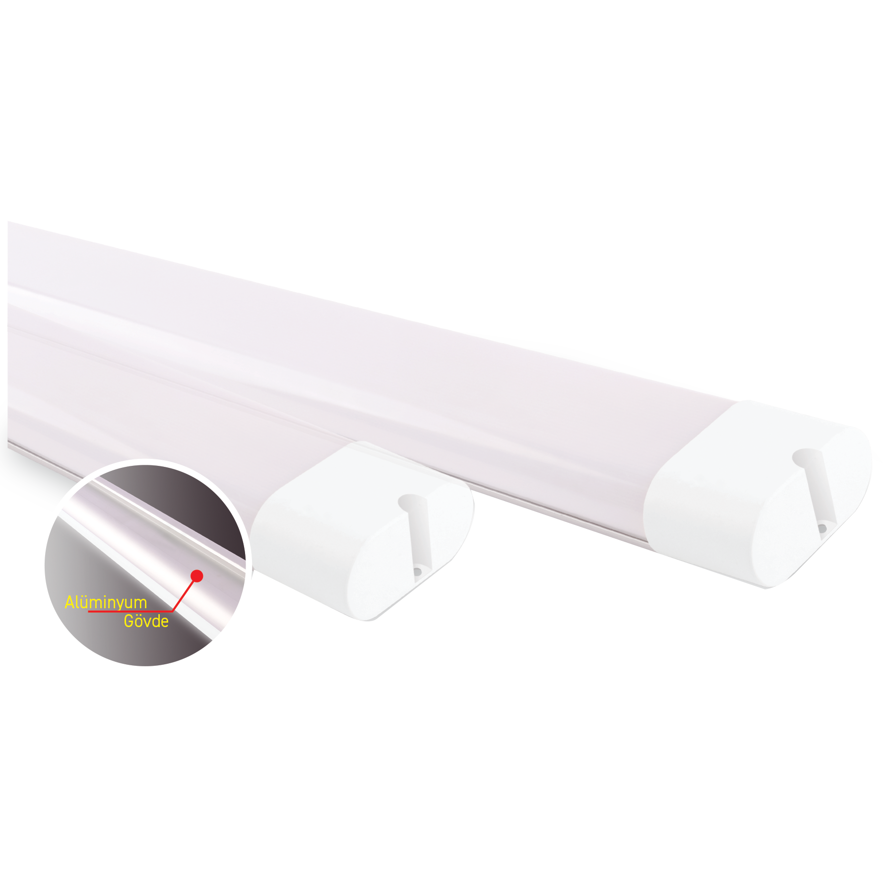 18W Led Bant Armatür 60 cm