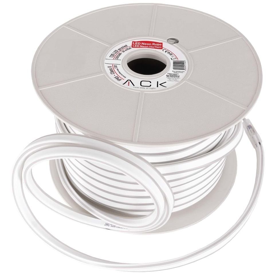 220V Dış Mekan 120 Led/Mt 7,5W/Mt Neon Led