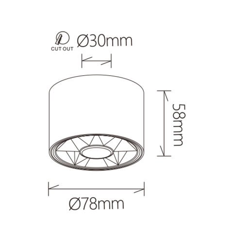 Led Tavan Armatürü DC500 S&SK
