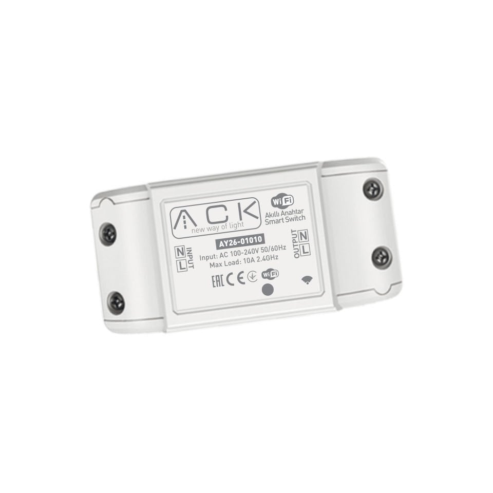 Wi-Fi Akıllı Anahtar 220V/2000W