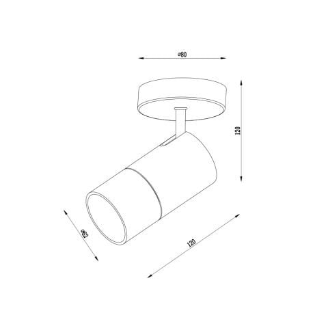 Rozansli Surface Mounted Spot DC059 S