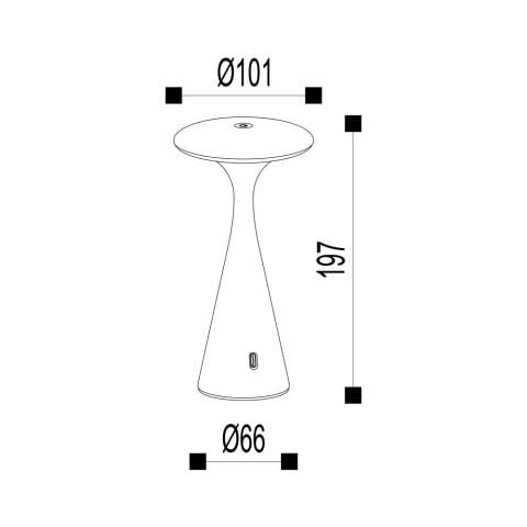 Taşınabilir Masa Lambası DT002 BJ