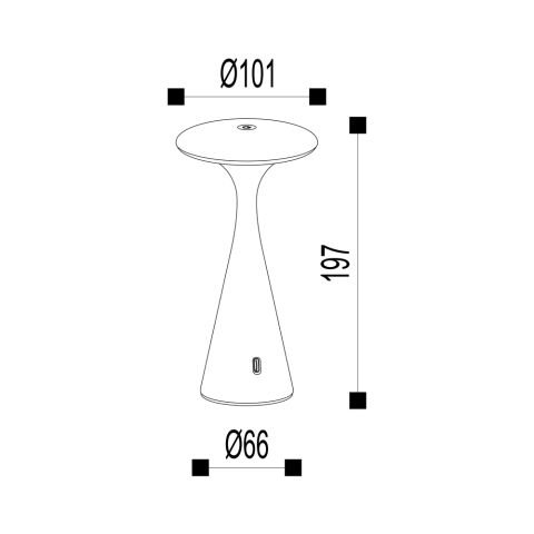 Taşınabilir Masa Lambası DT002 Y