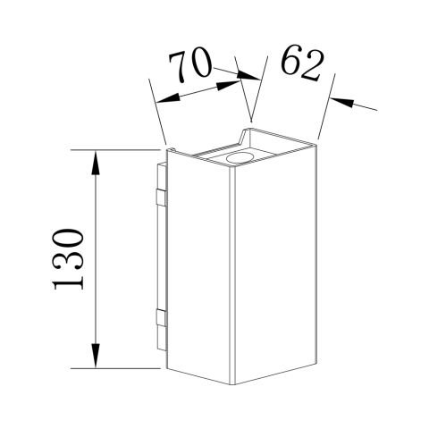 Led Bahçe Aplik DW703