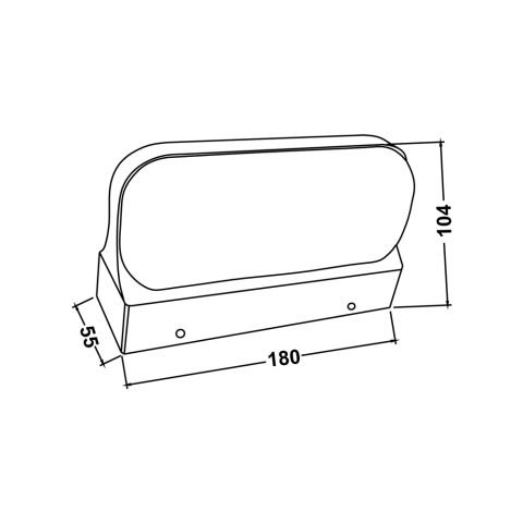 Led Bahçe Aplik DW702
