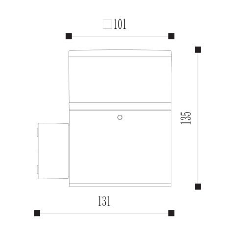Led Bahçe Aplik DG912