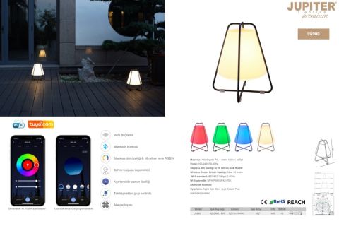 Led Akıllı Taşınabilir Armatür DG900