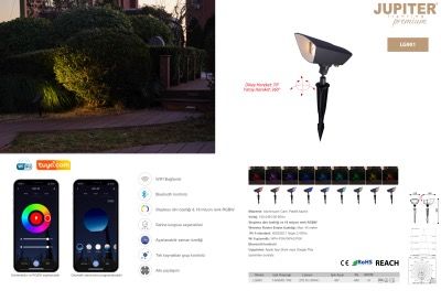 Led Kazıklı Akıllı Bahçe Spot DG901