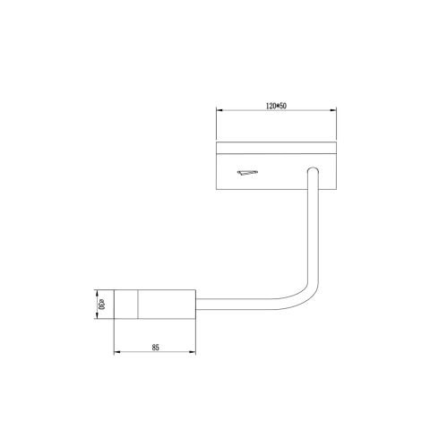 Led Yatak Başı Aplik DW504 S