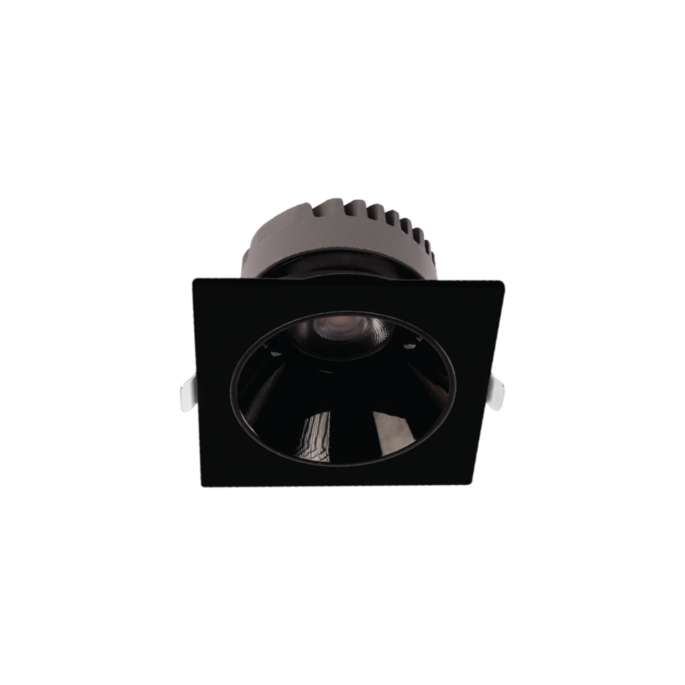 10W Sıva Altı Led Spot Armatür - Siyah