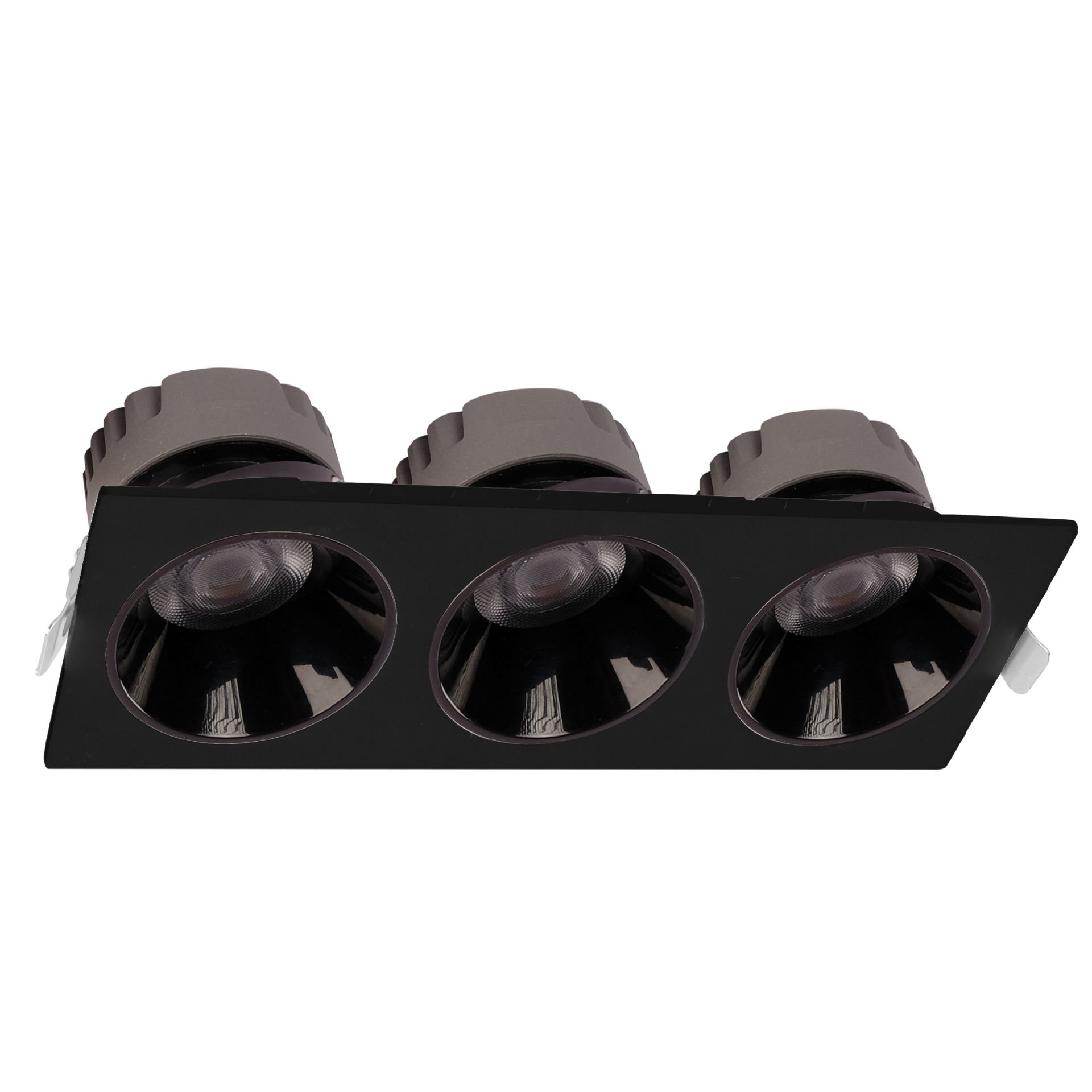 3x18W Sıva Altı Led Spot Armatür - Siyah