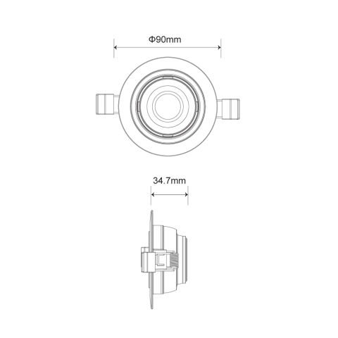 Hareketli Led Spot DS558