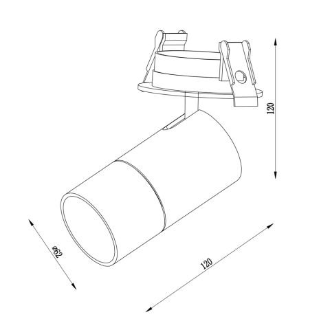 Recessed Moving Spot DD500 S