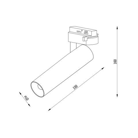Monofaze Soketli Ray Spot  DR659 S