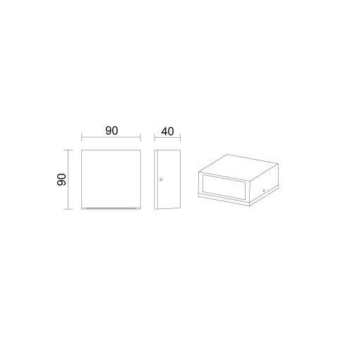 Led Bahçe Aplik DW988