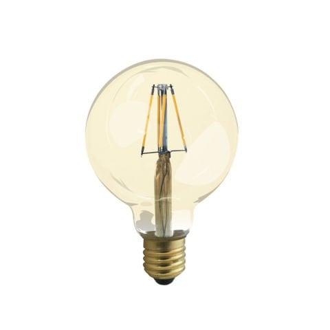 4W 2200K E27 Duy 360 Lümen G95 Led Rustik Ampul