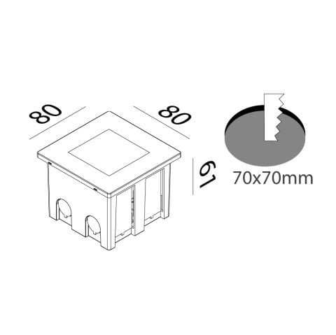 Led Duvar Armatürü DW979 P