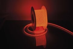 220V Dış Mekan Şerit Led - Kırmızı DE221 K