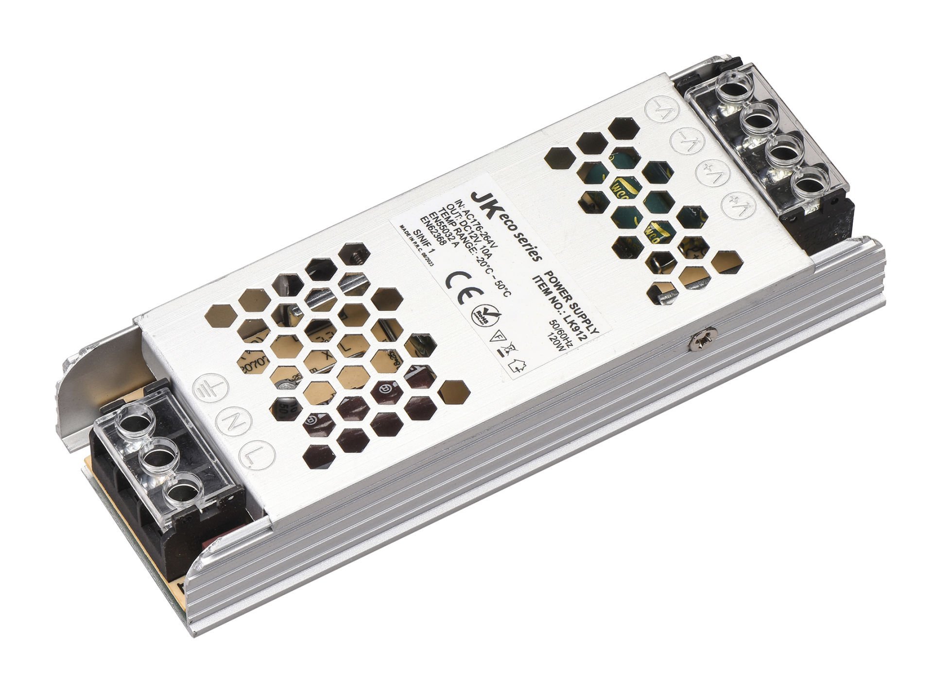 120W/12V DC 10A Slim SMPS Led Sürücü DK912