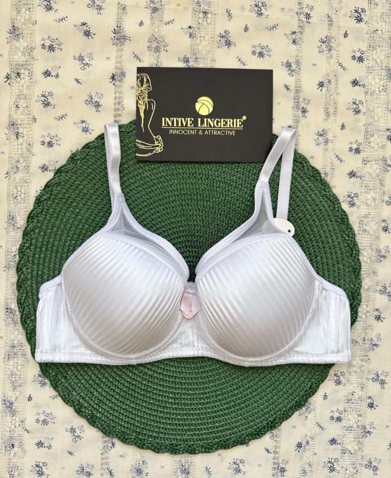 Evelyn Parlak Saten Çizgi Detaylı C cup Balenli Desteksiz Önü Tül Detaylı Şık Sütyen Evelyn Parlak Saten Çizgi Detaylı C cup Balenli Desteksiz Önü Tül Detaylı Şık Sütyen