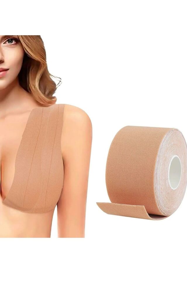 YNT Gögüs Gizleyici ve Dikleştirici Yerli Üretim Kumaş Bant 1031 Bej - Standart