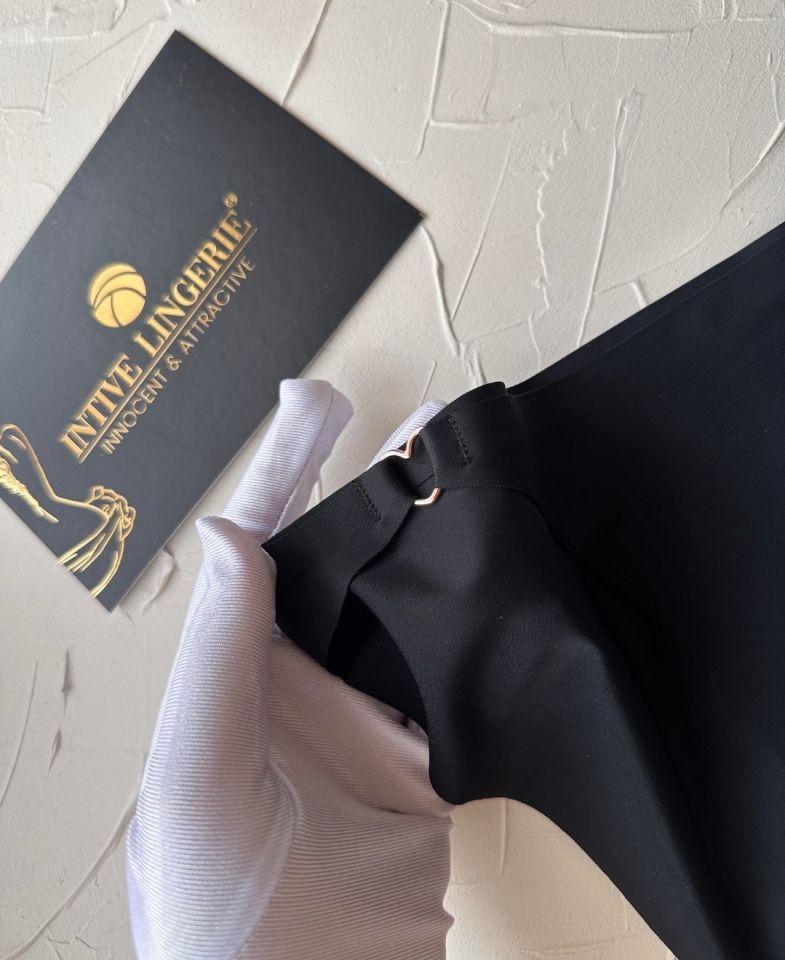 Lovely Kalp Aksesurlı Orijinal Lazer Kesim Dikişsiz İthal Külot/Slip-2810 Siyah - M