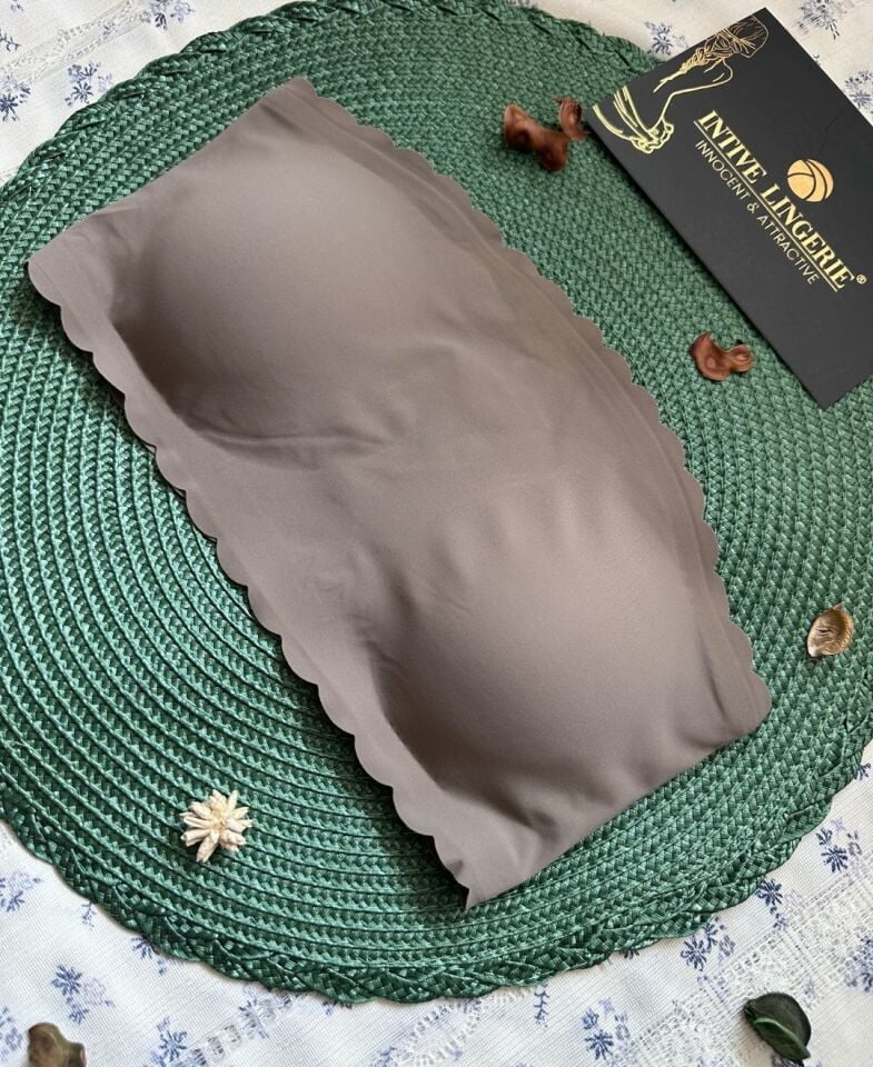 Hazel Silikonlu Askısız Balensiz Lazer Kesim Dikişsiz Çıkarılabilir Padli İthal Straplez Sütyen Hazel Silikonlu Askısız Balensiz Lazer Kesim Dikişsiz Çıkarılabilir Padli İthal Straplez Sütyen