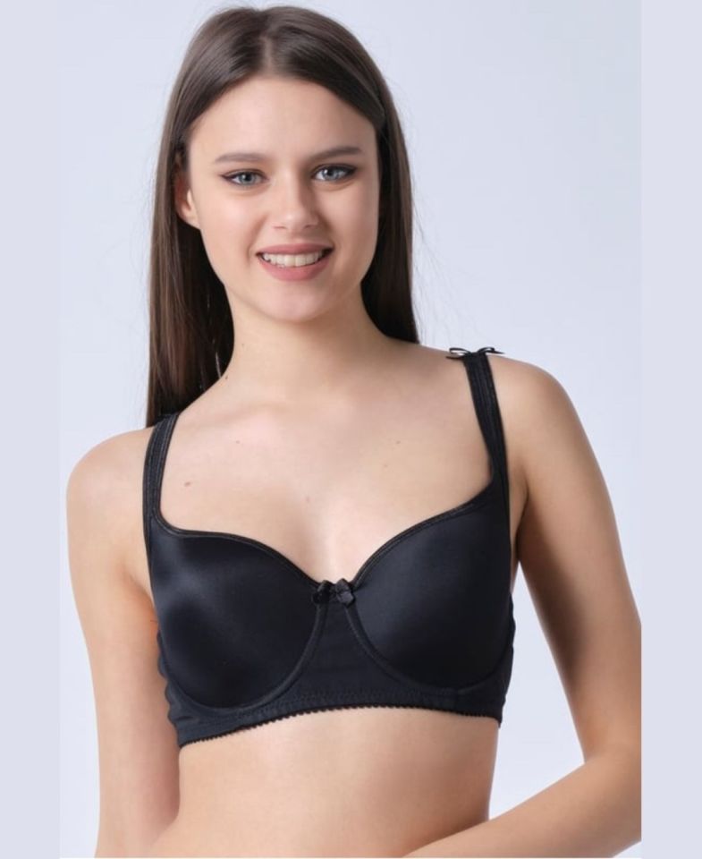 NBB Toparlayıcı Şekillendirici Balenli Basic Sütyen (B-C-D cup) -3613 Siyah - 75C