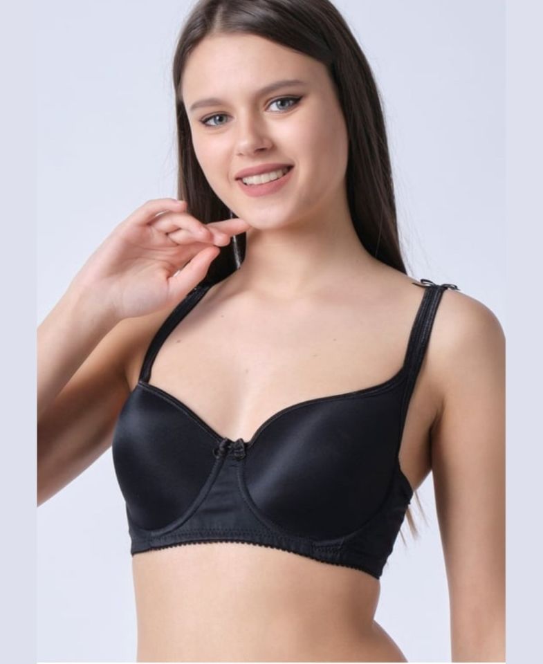 NBB Toparlayıcı Şekillendirici Balenli Basic Sütyen (B-C-D cup) -3613 Siyah - 75C