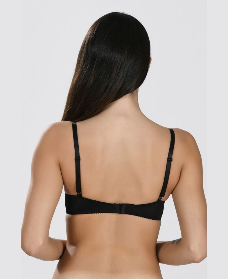 NBB Full Push-up Destekli Basic Klasik Kesim Sütyen-3630 Siyah - 65