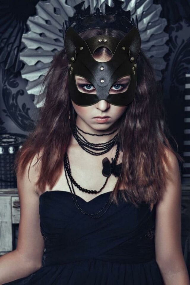 YNT Siyah Fantezi Maske GD-6040 Siyah - Standart