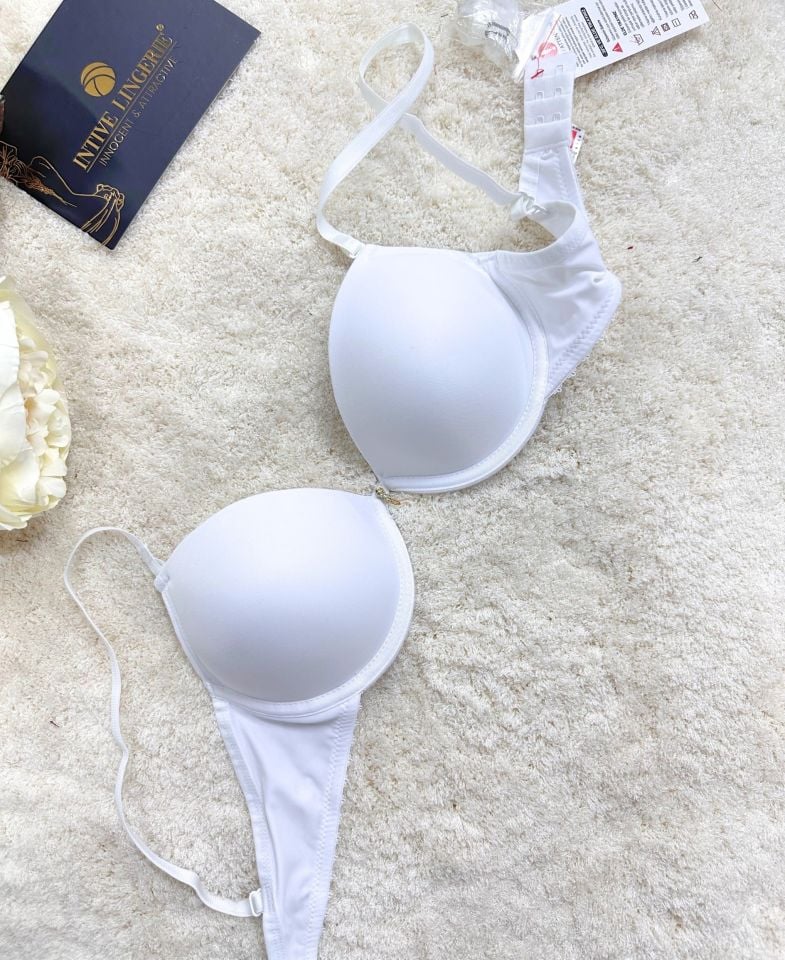 Le Jardin Fleur Basic Push-up Aksesuar Detaylı Sütyen-7055 Beyaz - 85B