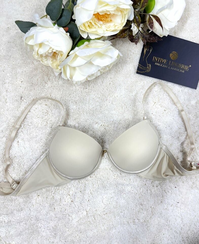 Le Jardin Fleur Basic Push-up Aksesuar Detaylı Sütyen-7055 Ten Rengi - 85B