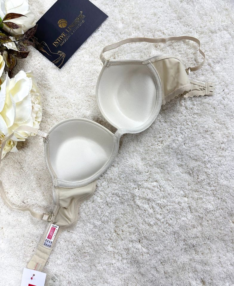 Le Jardin Fleur Basic Push-up Aksesuar Detaylı Sütyen-7055 Ten Rengi - 85B