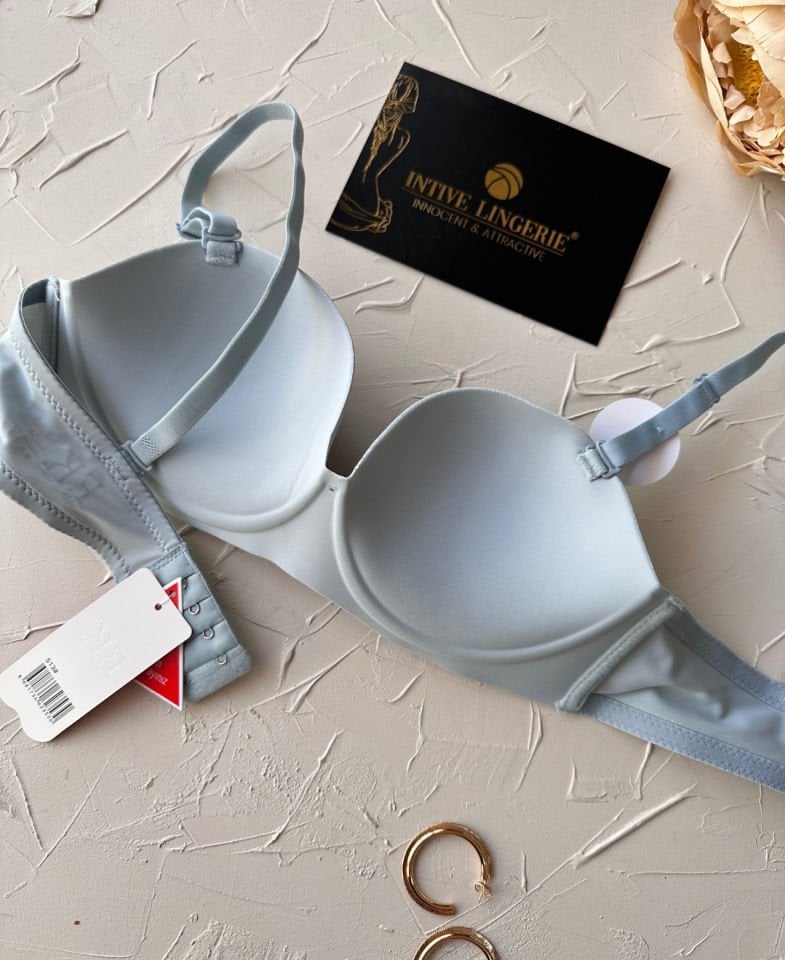 Violet Dikişsiz Lazer Kesim Double Push-Up Balensiz İz Belli Etmez Straplez Kesim Kaliteli Sütyen