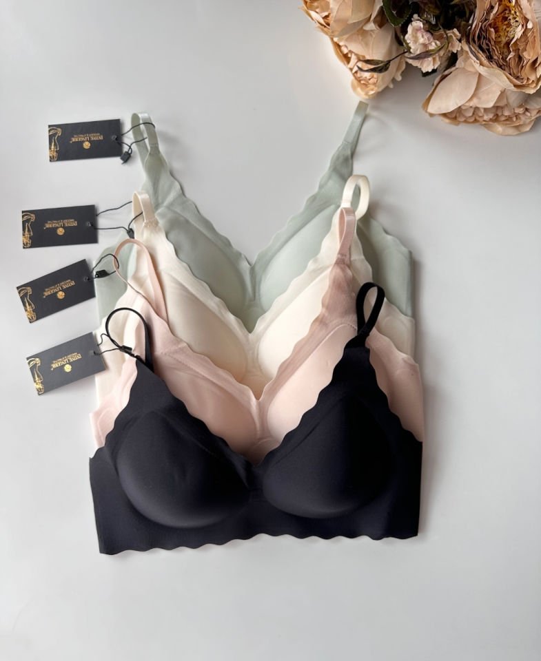 Carla İthal Lazer Kesim Dikişsiz Çıkarılabilir Padli Destekli Rahat Sütyen/Bralet -82